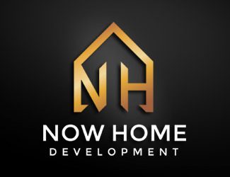 Projekt logo dla firmy now home | Projektowanie logo